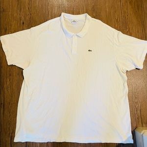 🐊Lacoste Big & Tall White Polo